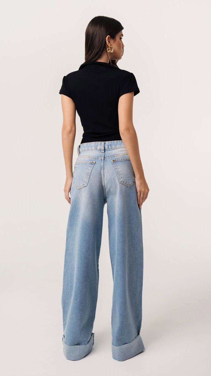 Calça Mom Jeans